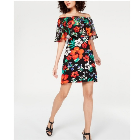 Floral Printed Triple Threat Dress - Picture 1 of 5